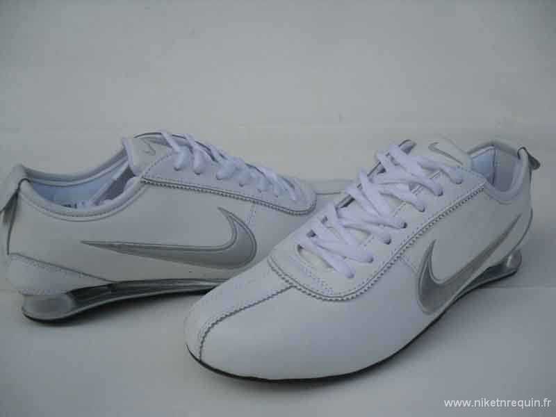 Nike Shox R2 argent blanc (3)
